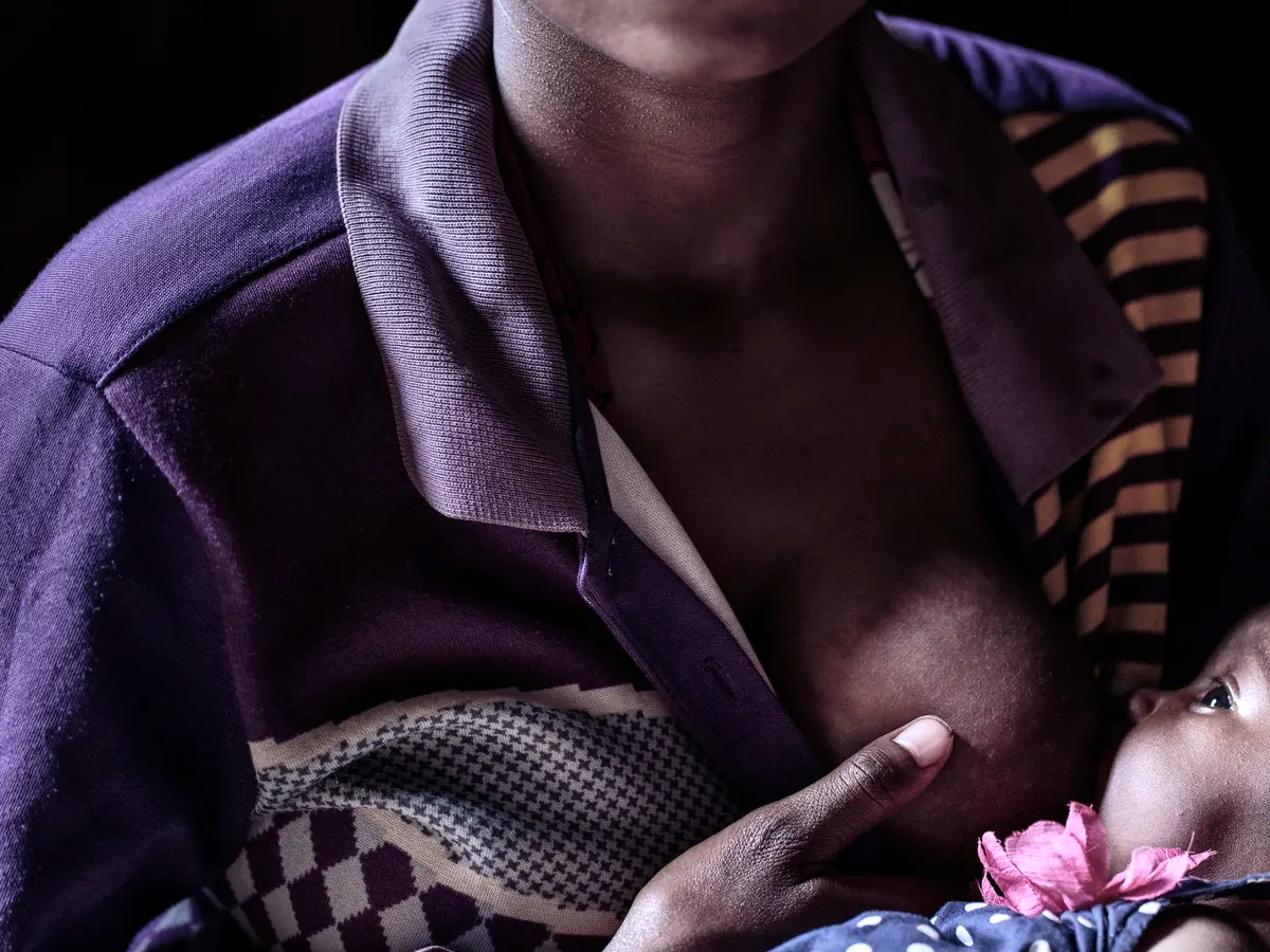 She cant say no: the Ugandan men demanding to be breastfed