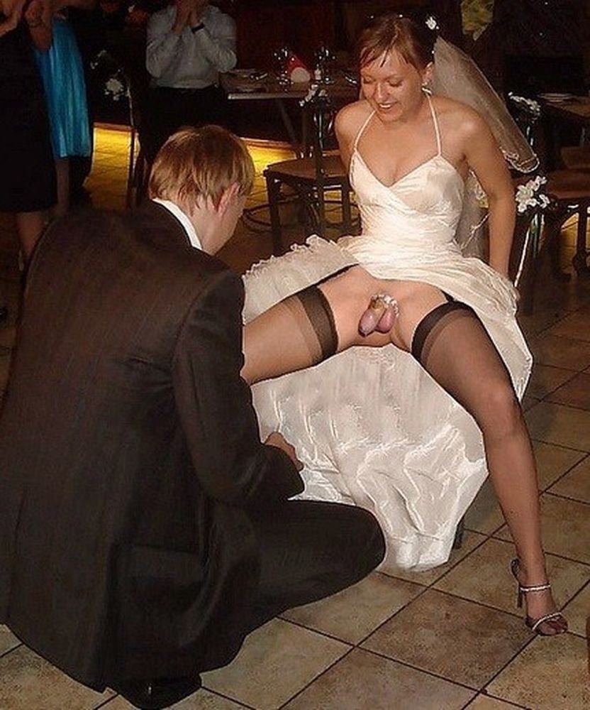 No Panties AT The Wedding