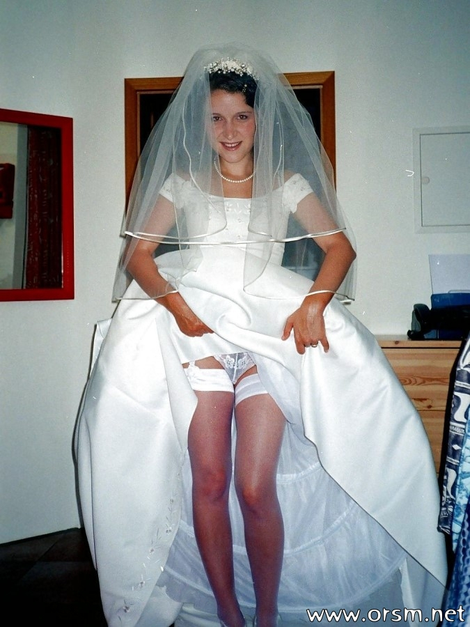 Wedding Upskirt Brides Panties