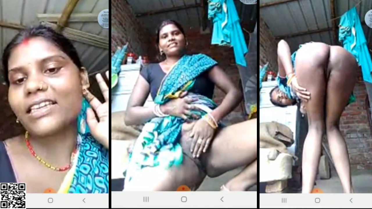 New desi mms: Naughty village aunty show lover nude body on video call