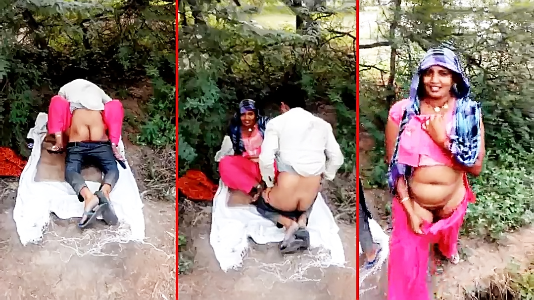 Indian village aunty fucking outdoor with brother in law Sex scandal MMS