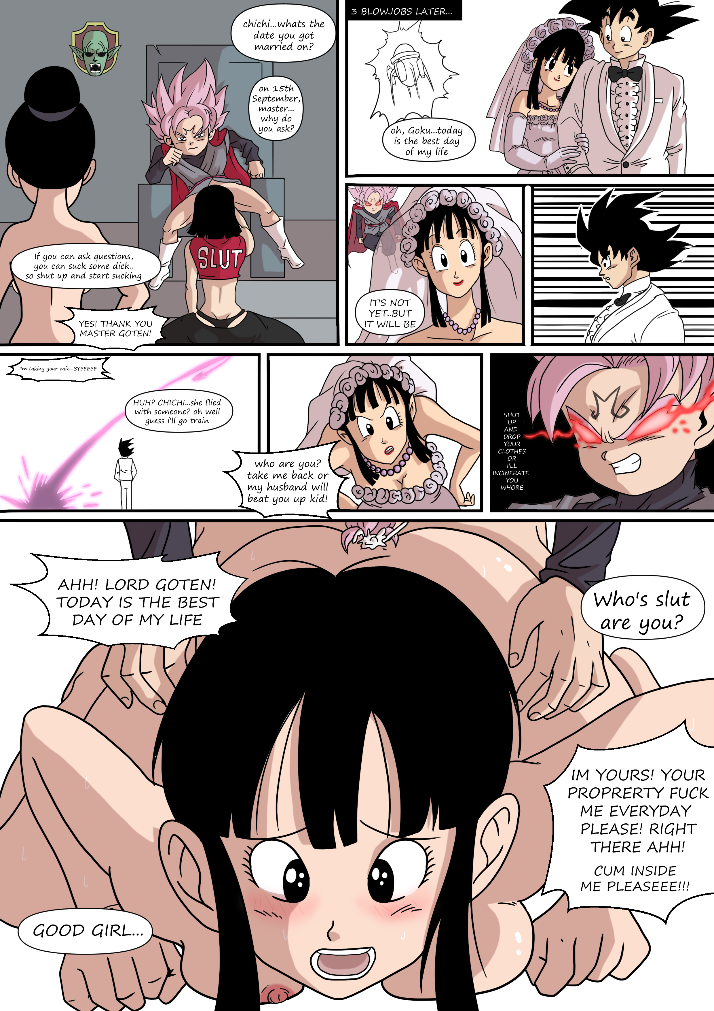 Post 3809409: Chi-Chi comic DragonBallseries Piccolo recreator2099 SonGoku SonGoten Videl