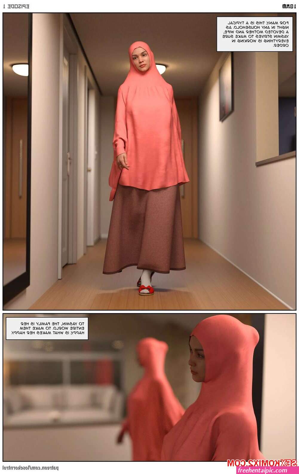 hijab 3dx cartoon