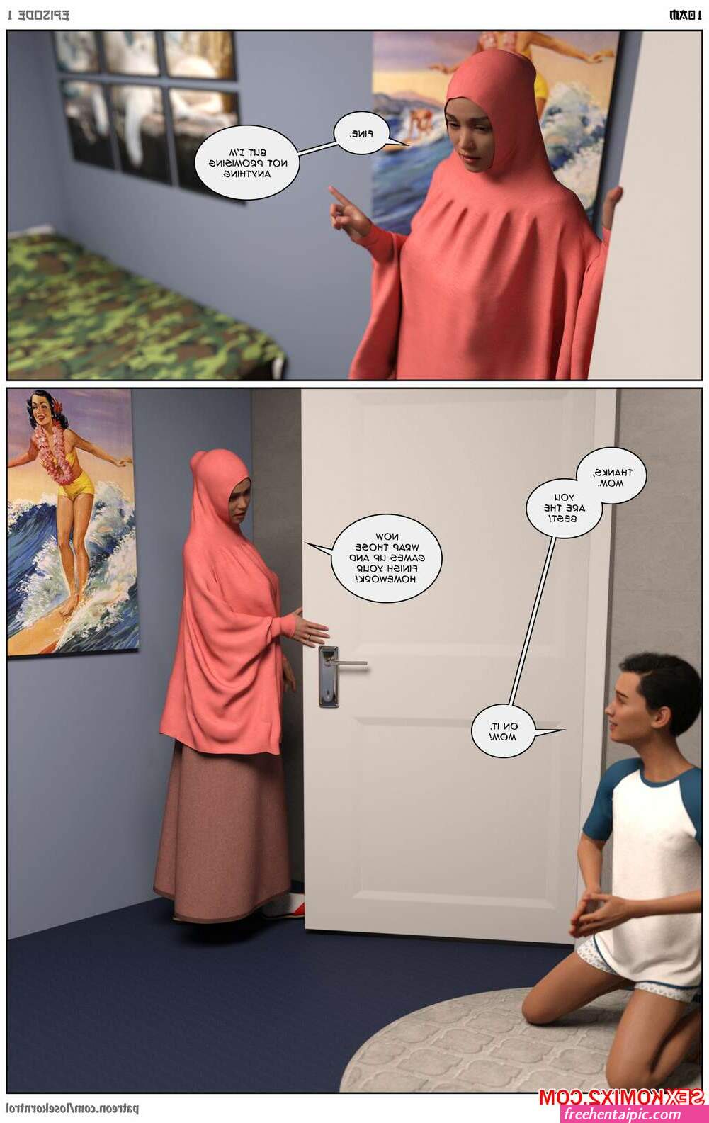hijab poen comics