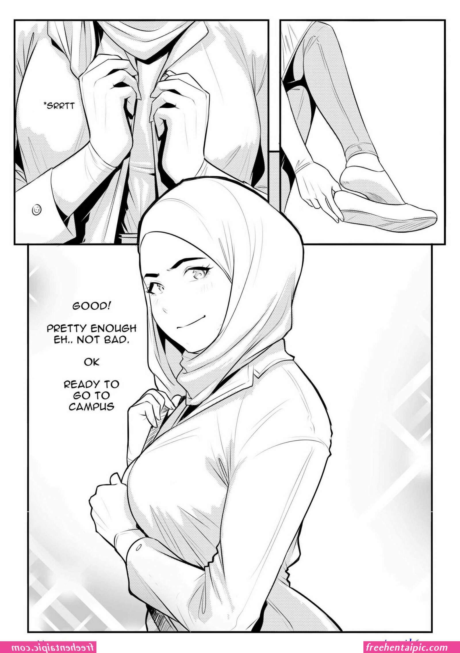 hijab hentai comix