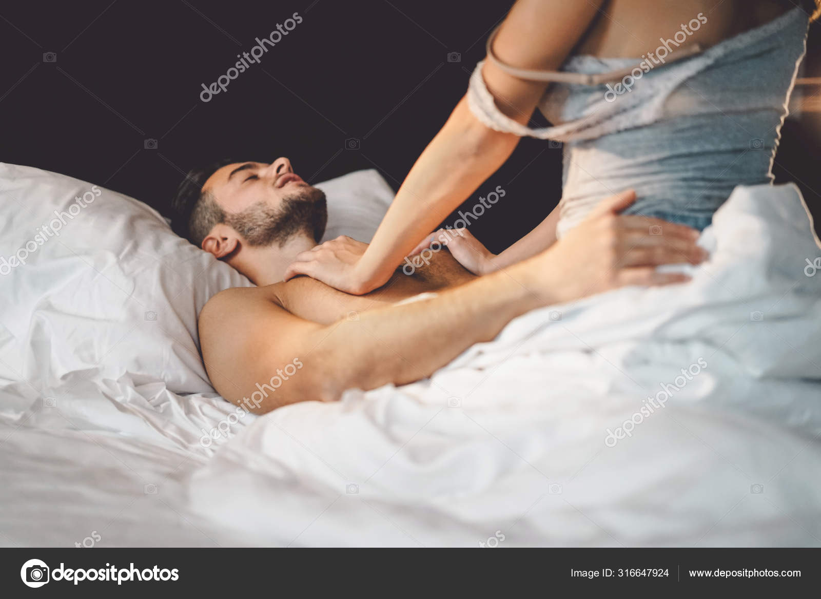 Young Couple Having Sex Luxury Hotel Romantic Lovers Intimate Sensual Stock Photo by AlessandroBiascioli 316647924