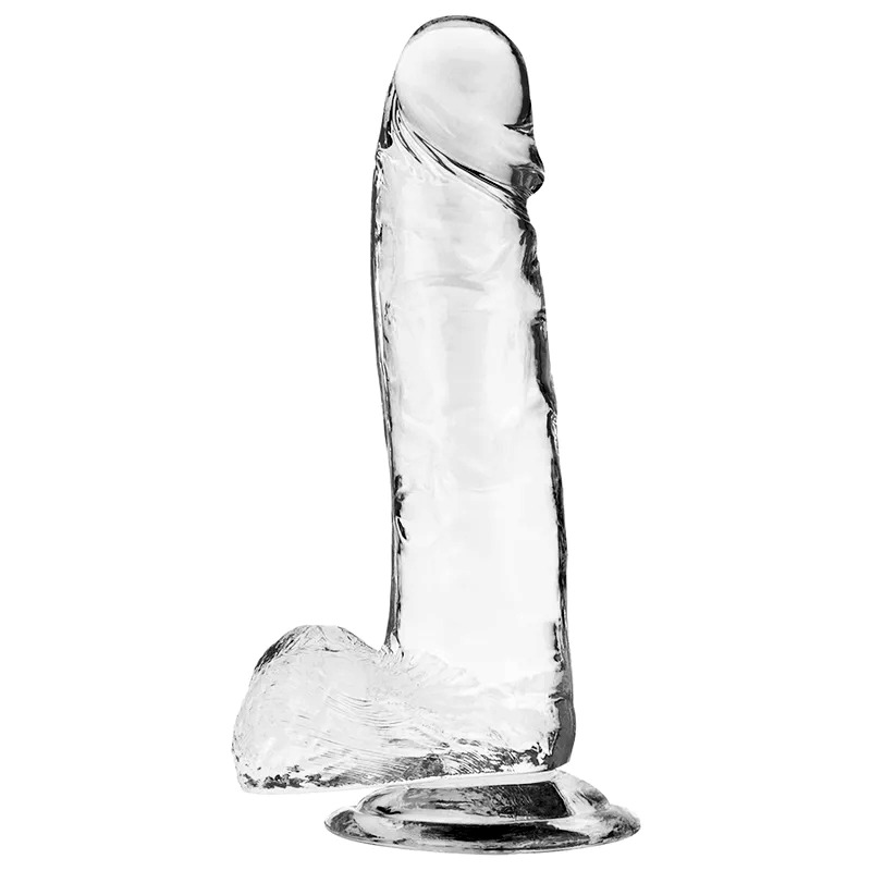 Xray Harness Clear Cock With Balls 20cm X 4.5cm