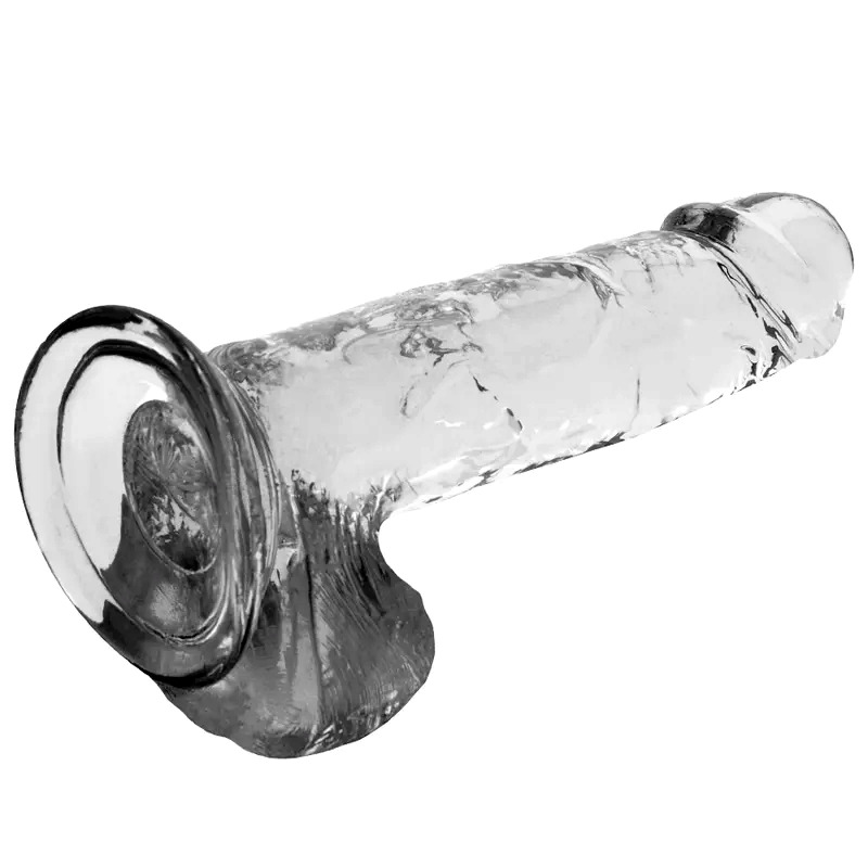Xray Harness Clear Cock With Balls 20cm X 4.5cm