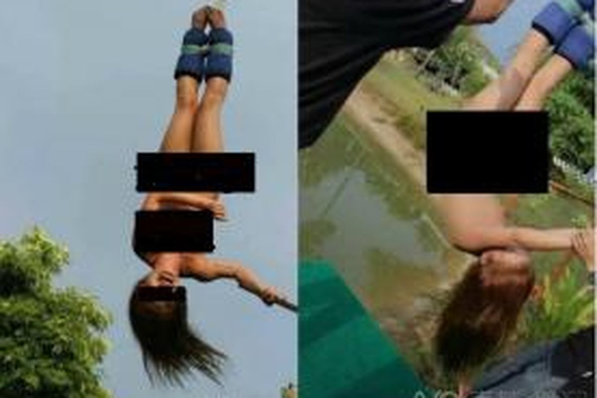 Warga Thailand Kecam Aksi Bungee Jumping Bugil Gadis China