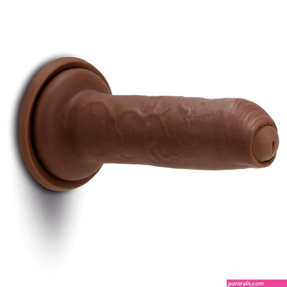Me You Us Uncut Ultra Cock 6 Inch Dildo Flesh Brown