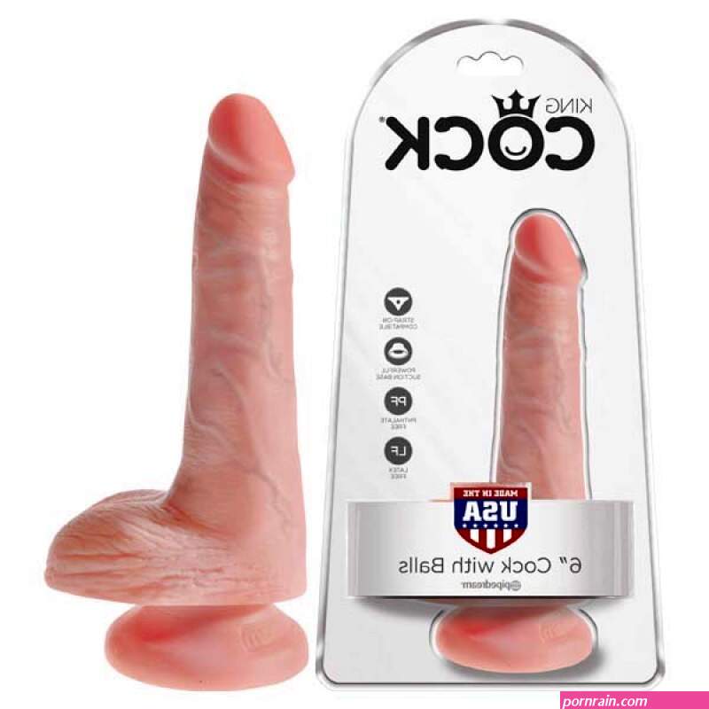 King Cock 6 Inch Dildo with Balls