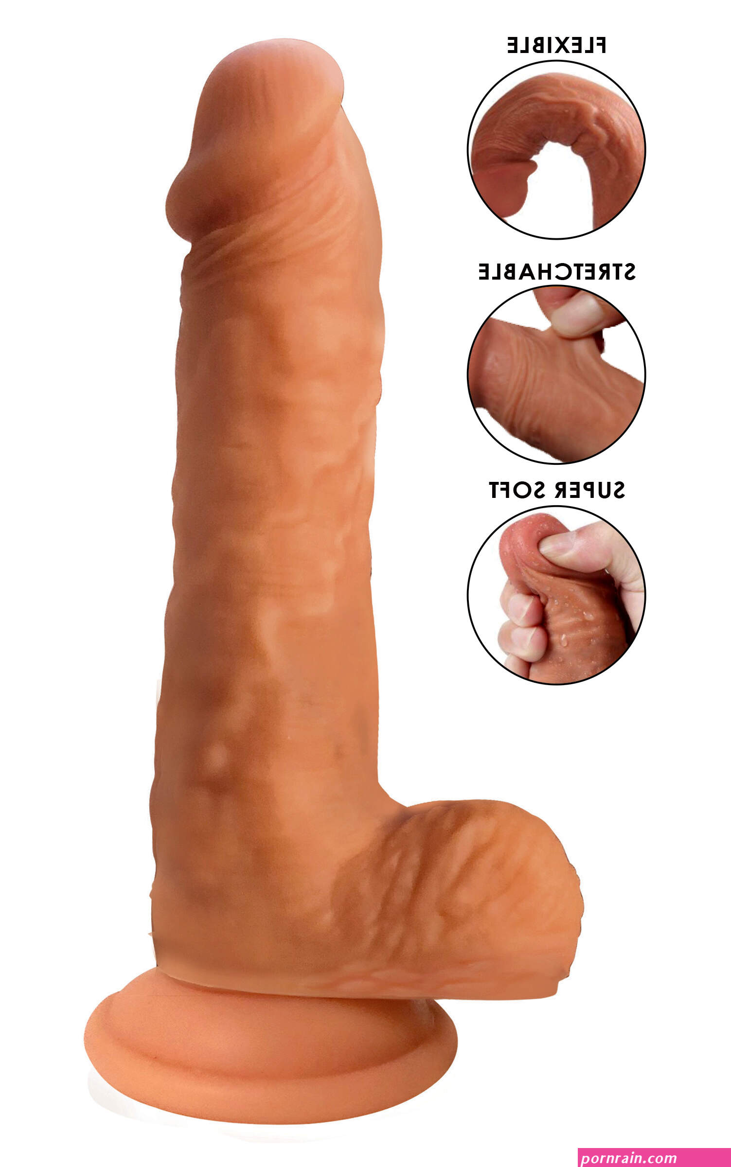 Easy Riders Dual Density Silicone Dildo