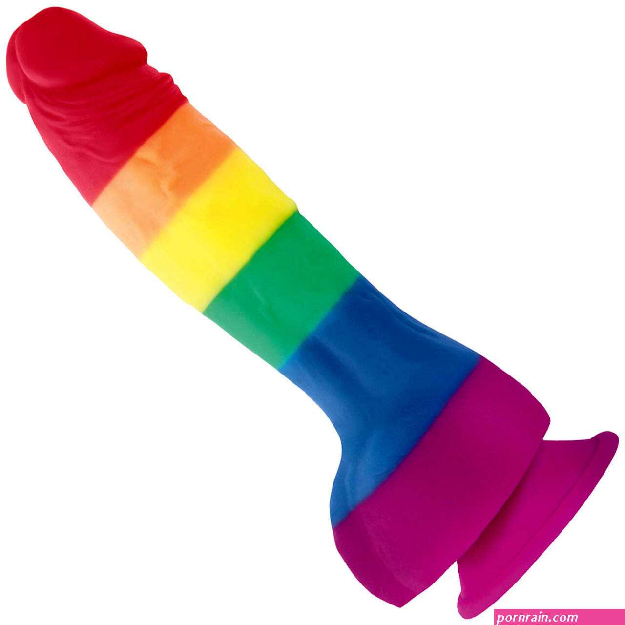 Colours Pleasures 6 Inch Pride Edition Silicone Suction Cup Dildo