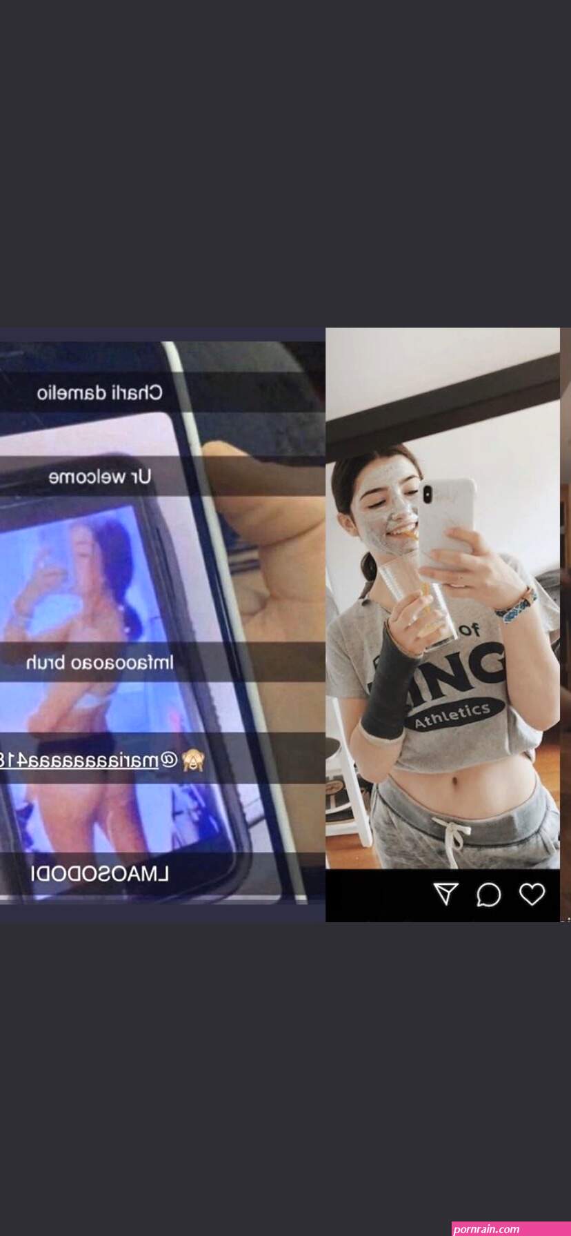 Selen on X: People are talking bad about Charli Damelio rn and how she leaked pictures of her ass in a bikini but yet no one talked about 13 yo Danielle Chon
