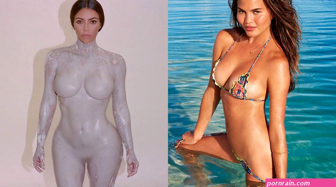 Sports Illustrated Swimsuit on X: Chrissy Teigen reacts to Kim Kardashians nude photos: