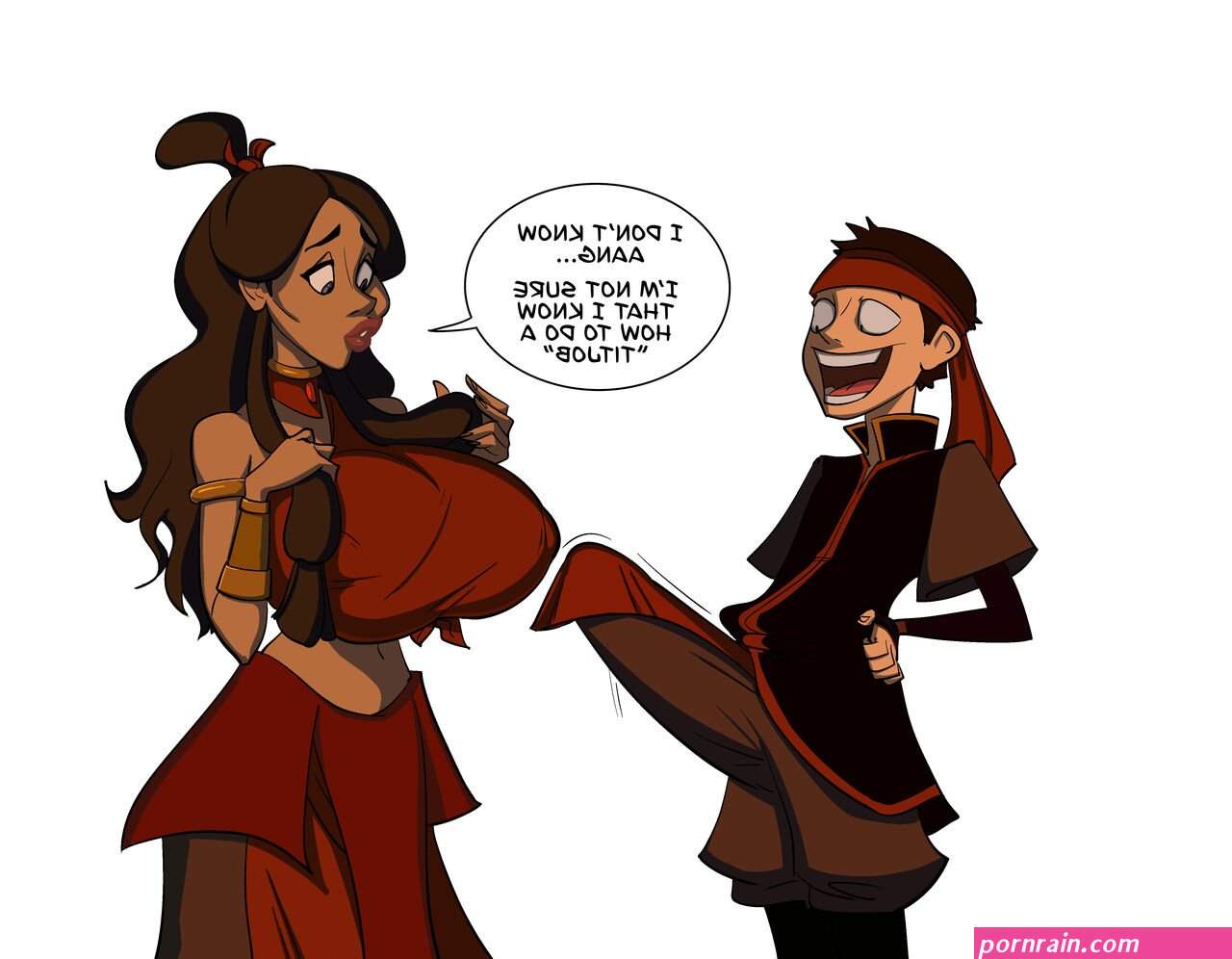 Aang Katara comic porn