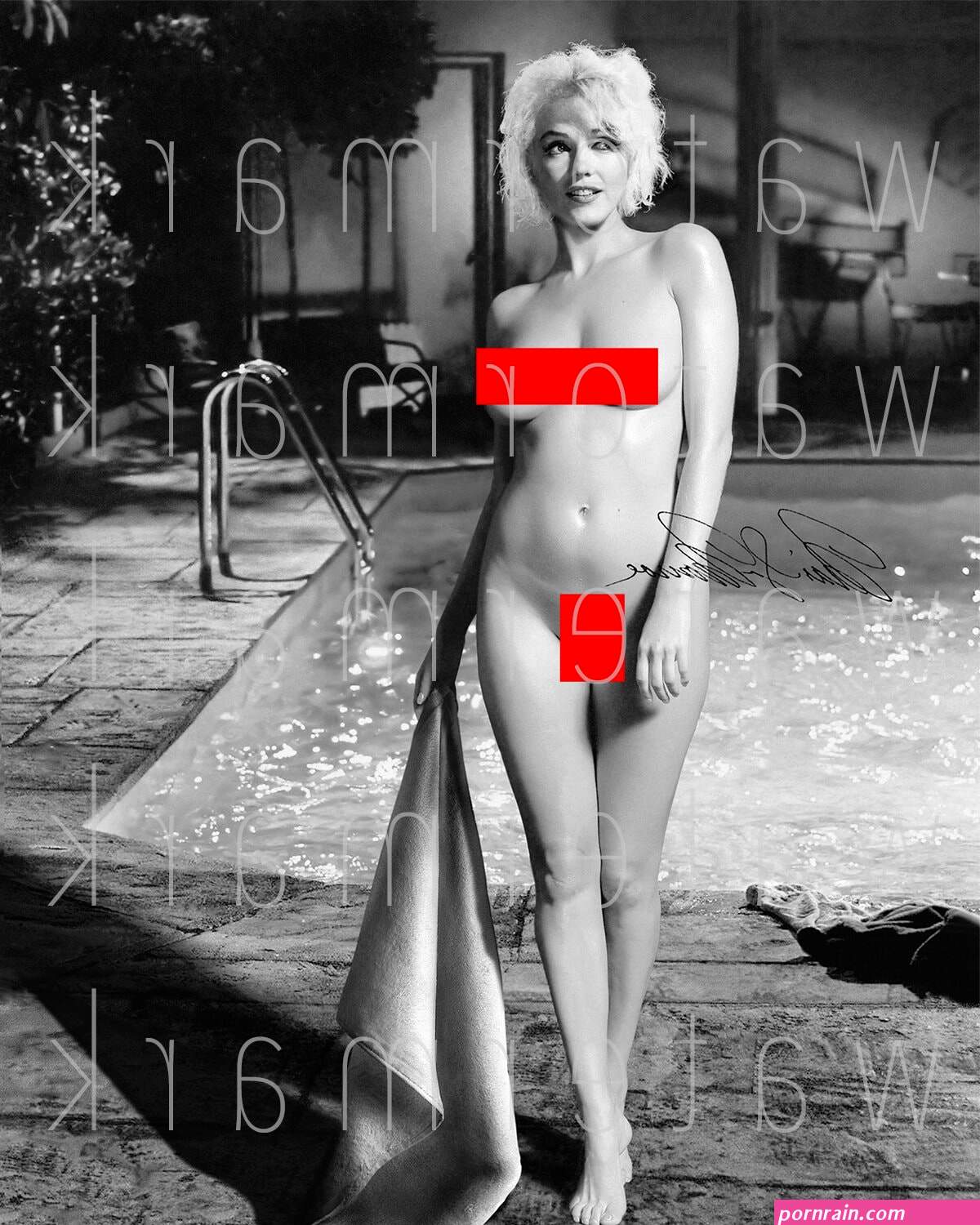 Marilyn Monroe Nude Signed 8x10 Photo Autograph Photograph Poster Print Reprint