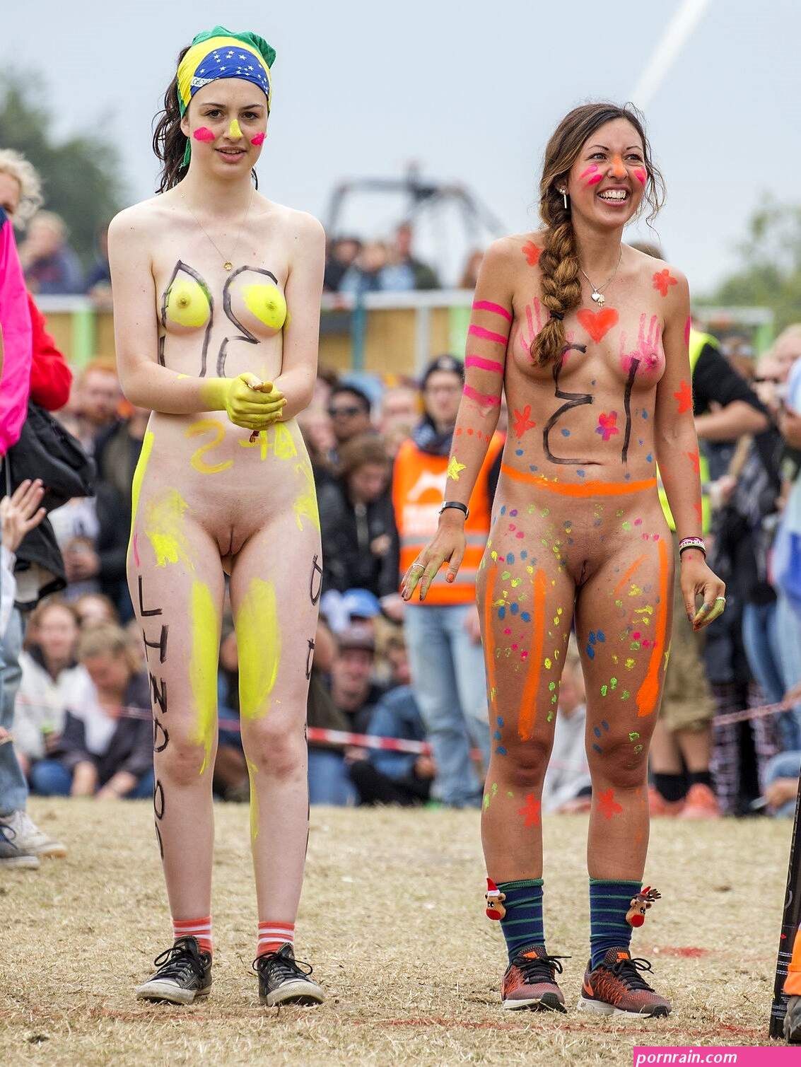 Ready for the naked race Porn Pic