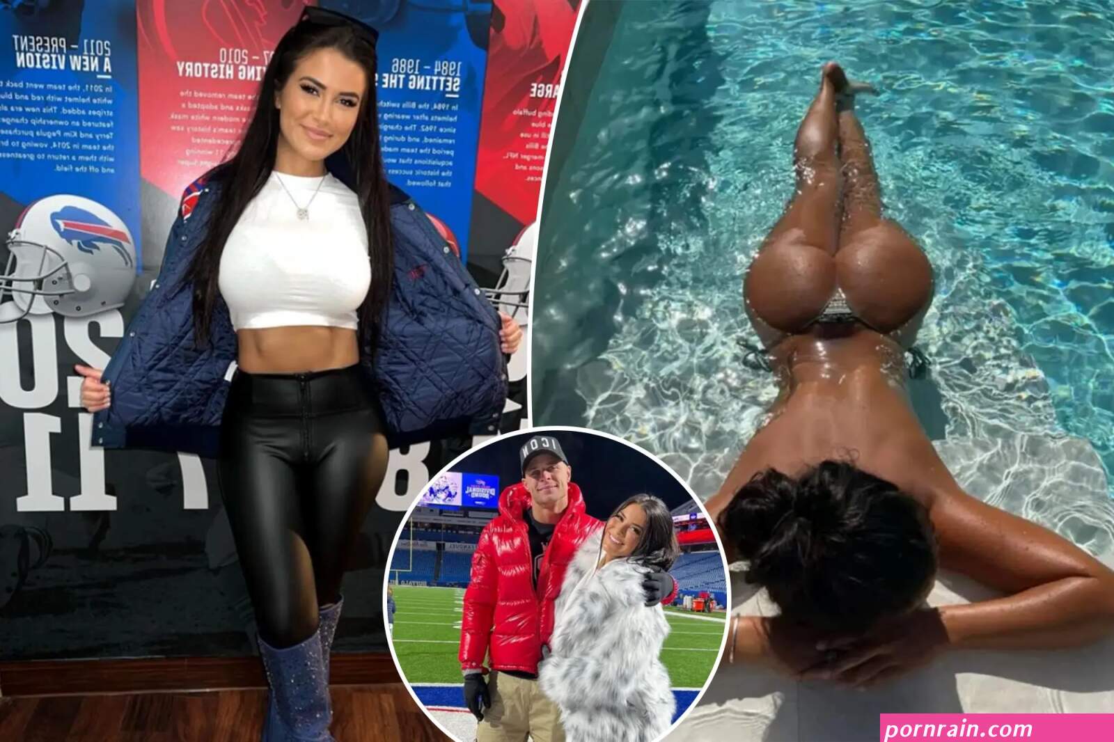 NFL wife Rachel Bush leaves little to the imagination with bikini pics