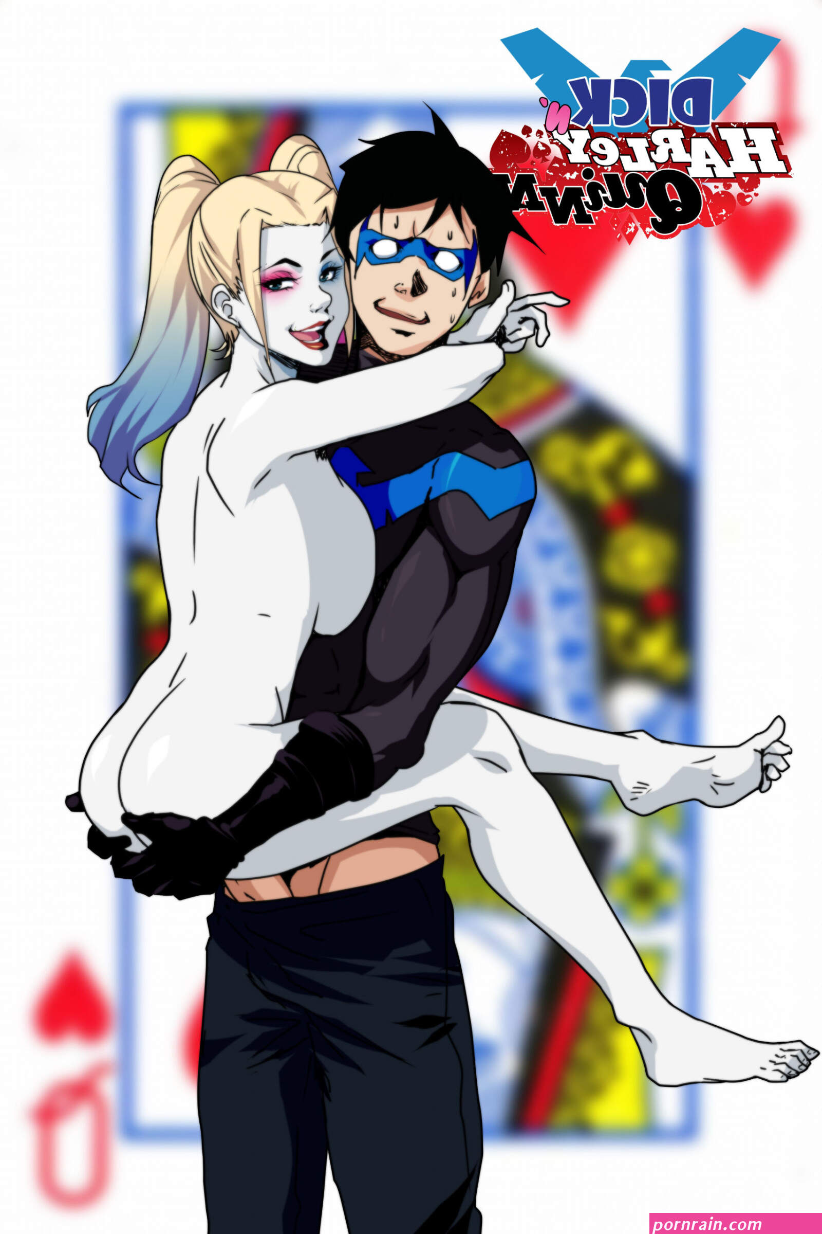 Dick N Harley Quinn Porn comic Rule 34 comic Cartoon porn comic