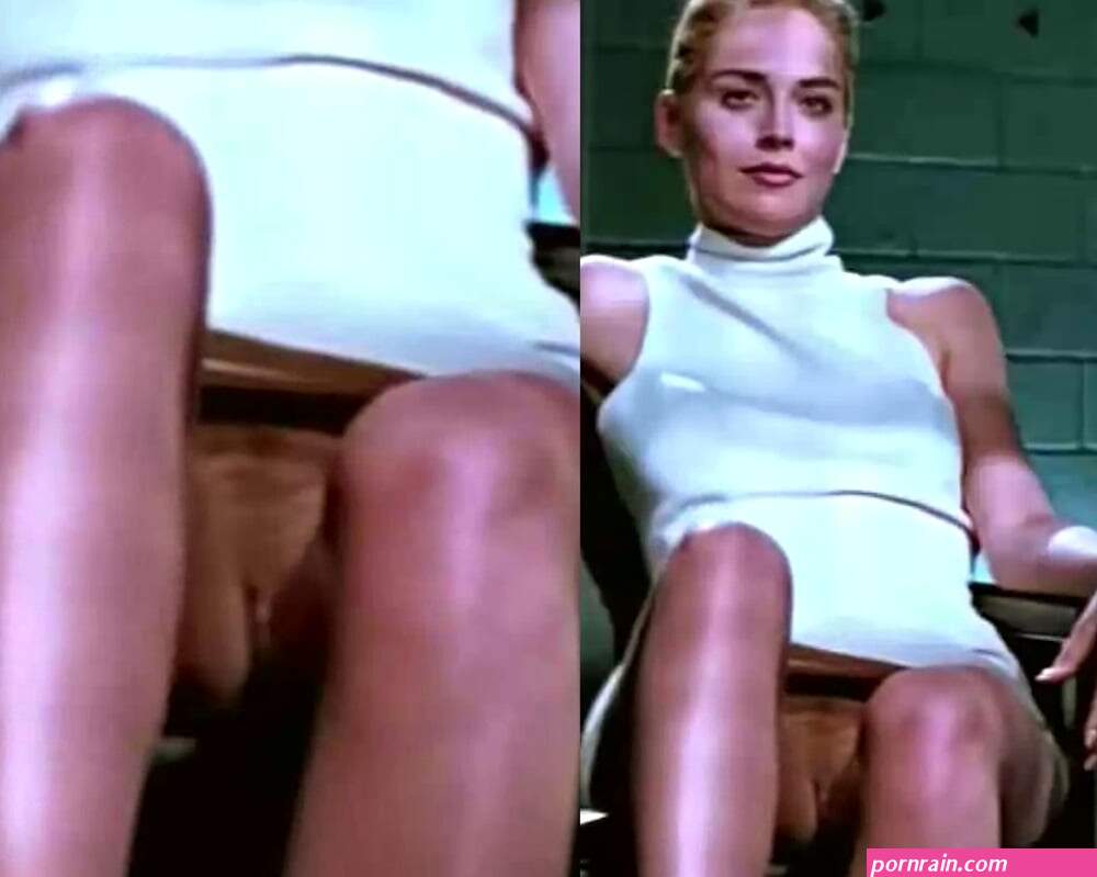 Sharon Stone Nude Pussy Scene From Basic Instinct Enhanced