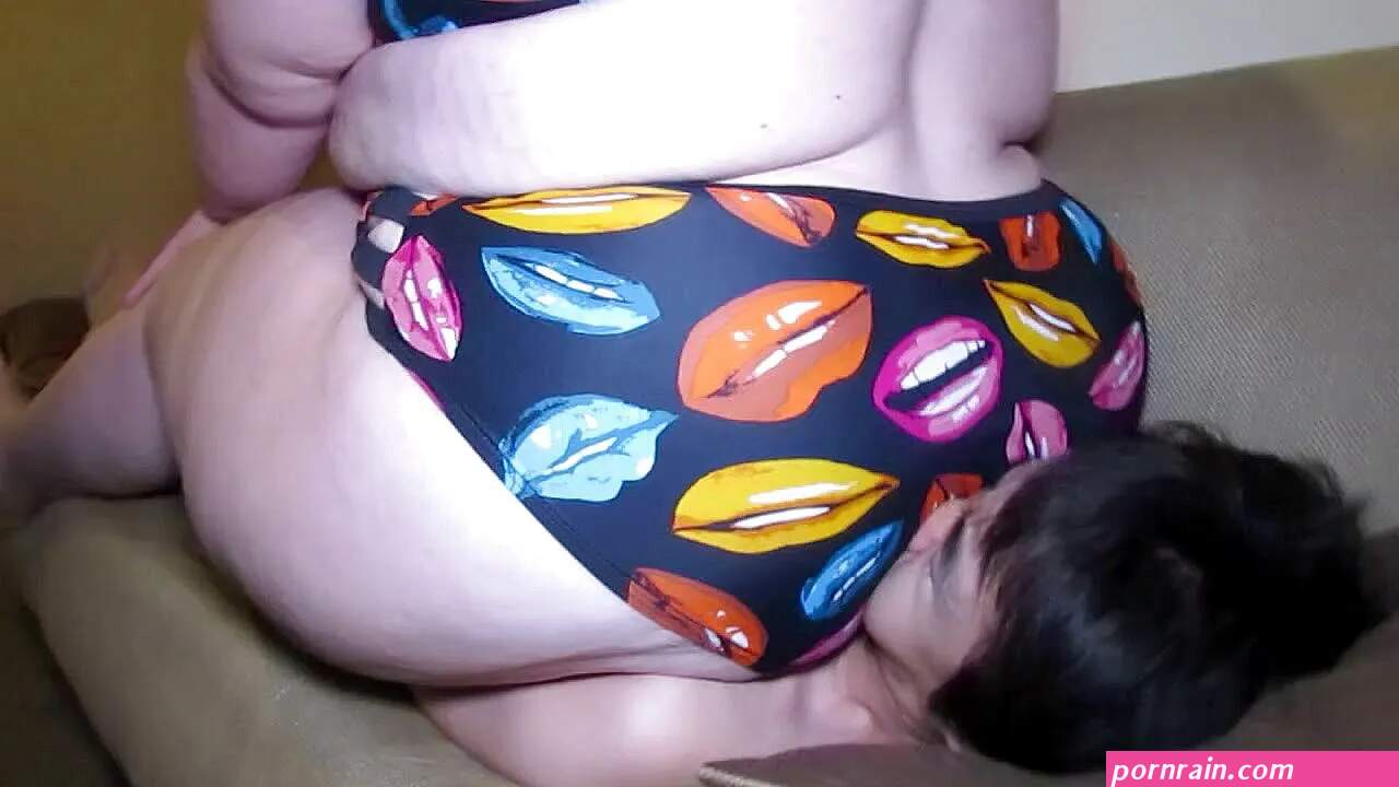 SSBBW Facesitting and Stifle Tiny Asian Man by BodaciousX