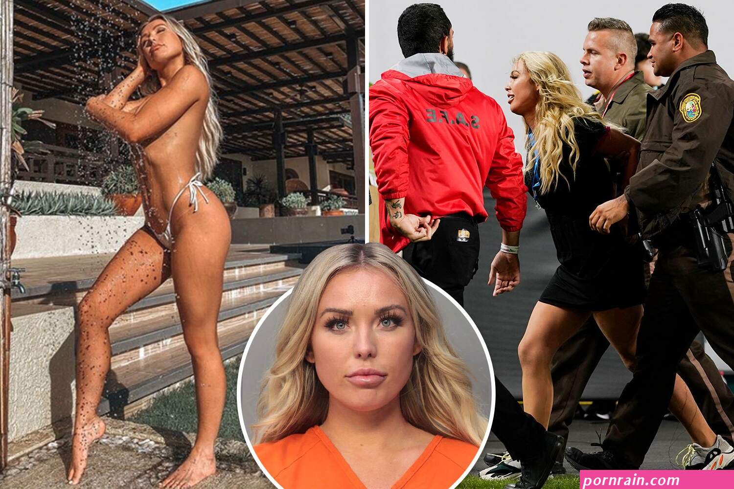 Super Bowl streaker Kelly Kay 27 says shes just living her best best life as she leaves jail after half naked display