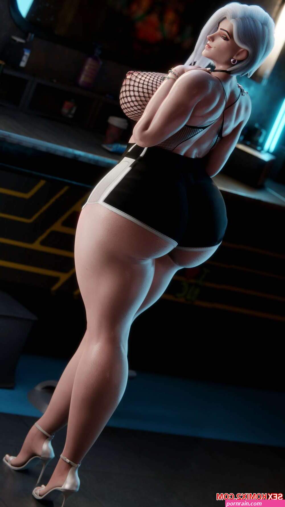 Porn comic Ashe. Chapter 1. Overwatch. PervertMuffinMajima. Sex comic blonde MILF is