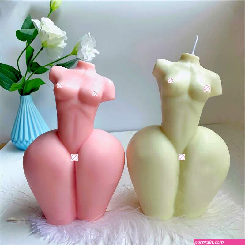 3D Plump Women Candle Silicone Mould for Diy Handmade Big Butt Women Body Shape Soap Mold Making Aromatherapy Wax Home Decor