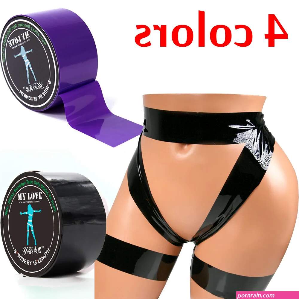 BDSM Bondage Tape Self Adhesive Static Adult PVC Bondage Tape Sex Toy 50mm x 15M