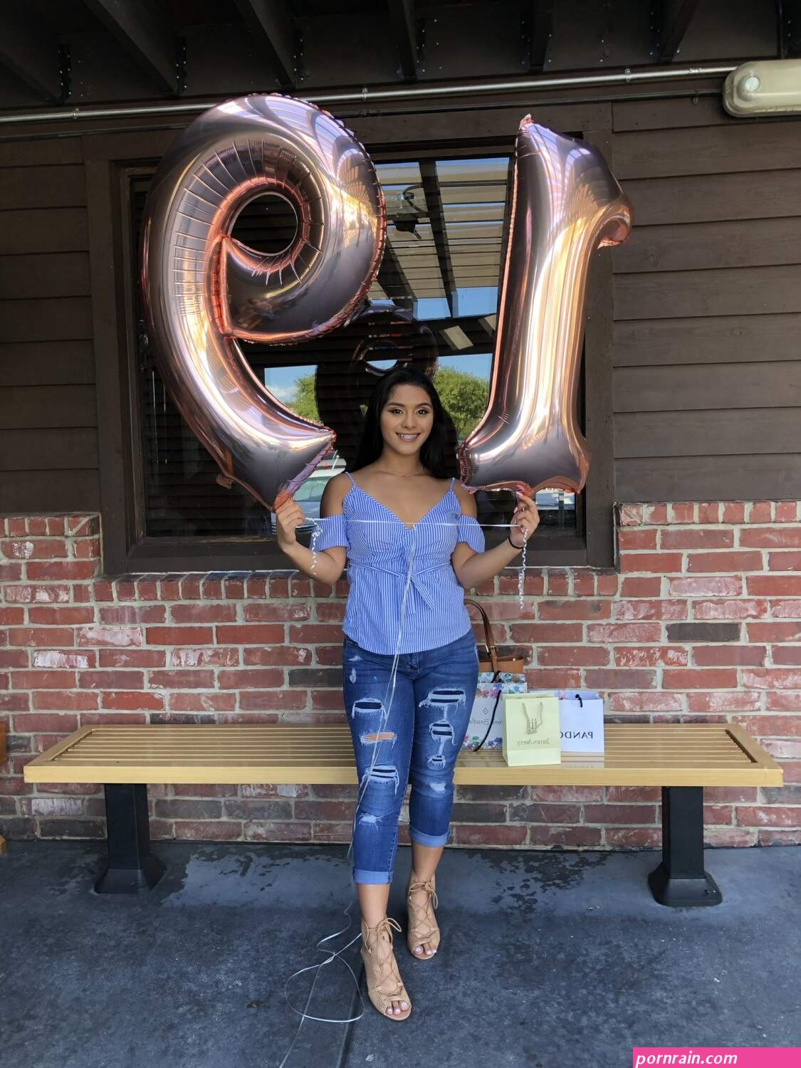 Latina teen with a body