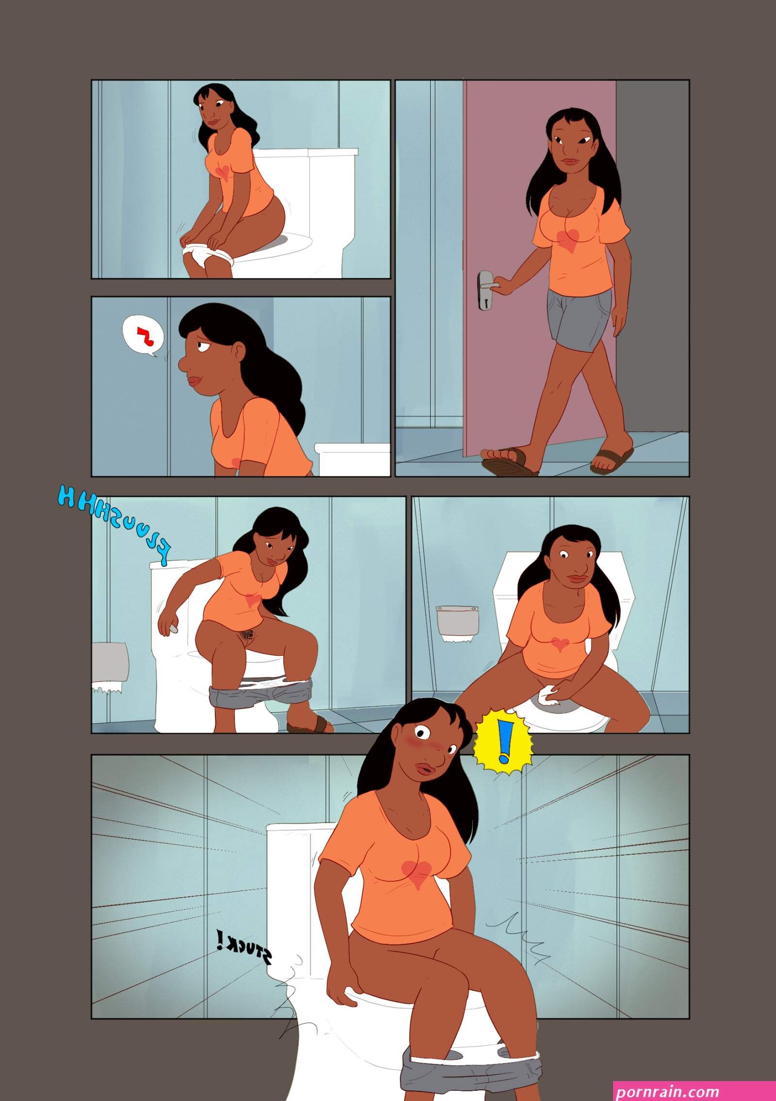Nani and Stitch Porn comic Rule 34 comic Cartoon porn comic