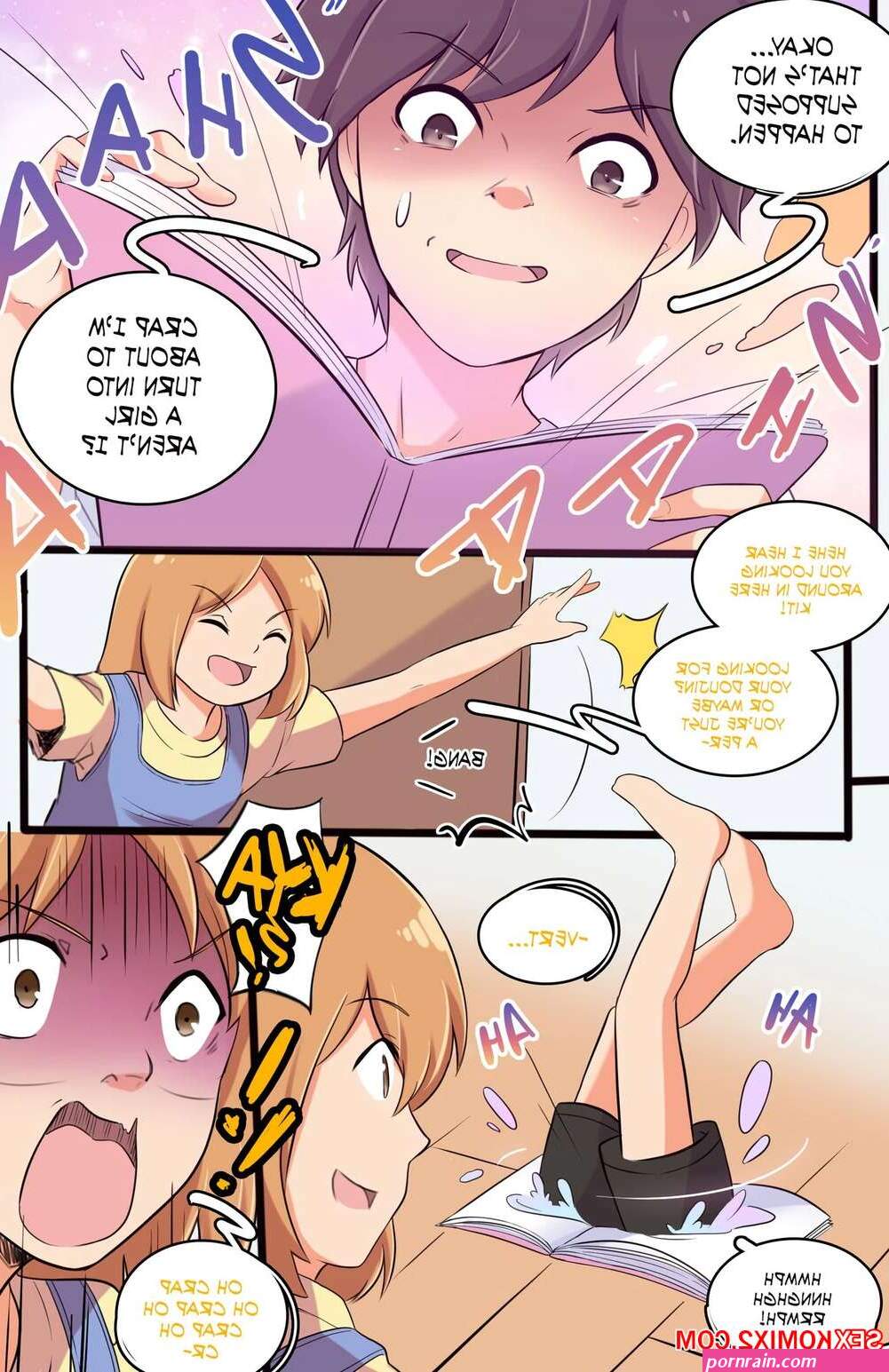Porn comic My Little Sister Amy 9. MeowWithMe Sex comic young beauty blonde