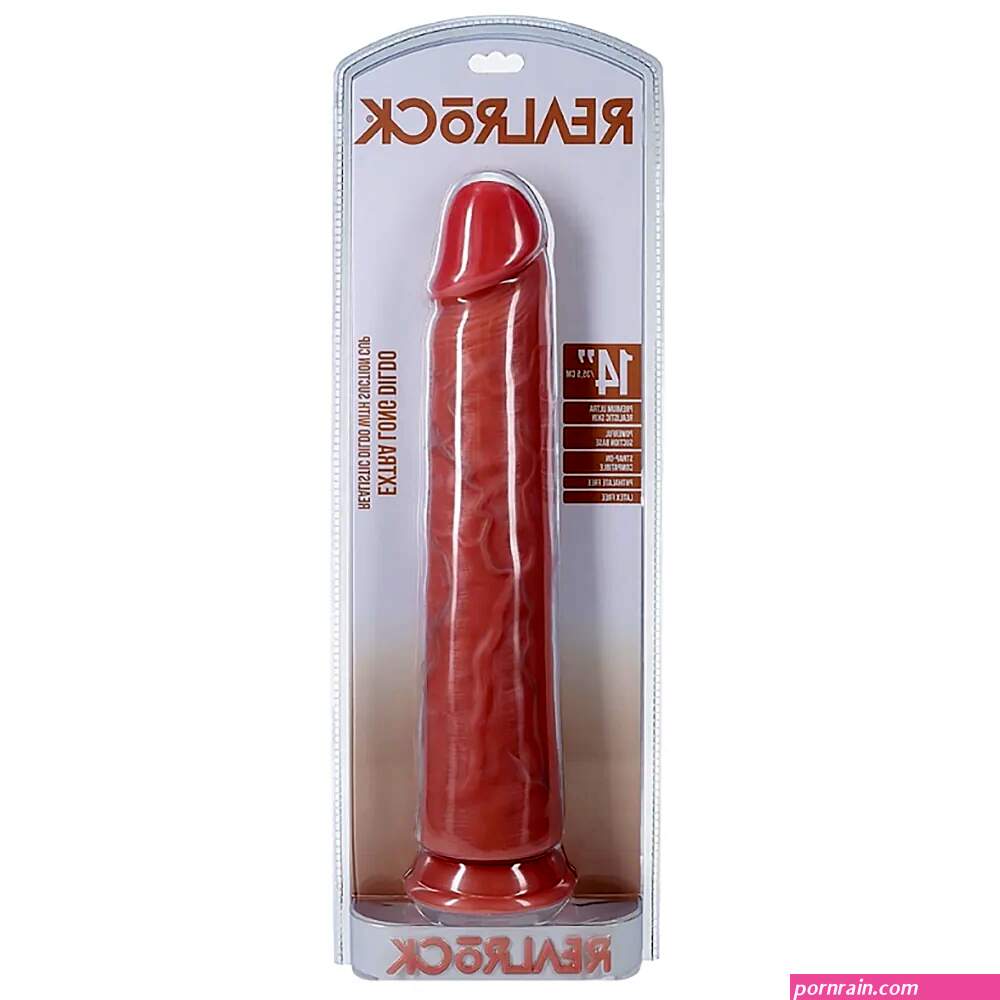 Real Rock 14 Inch Extra Long Dildo in Light