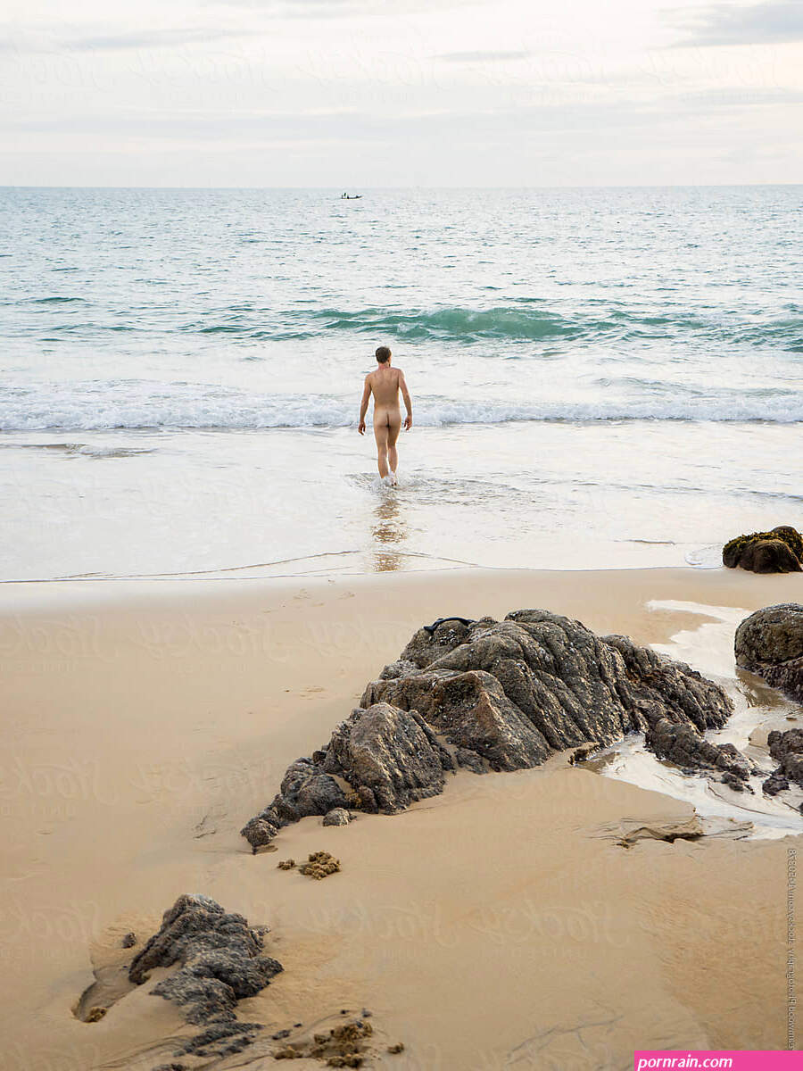 Naked Man On Beach by Stocksy Contributor Dreamwood Photography