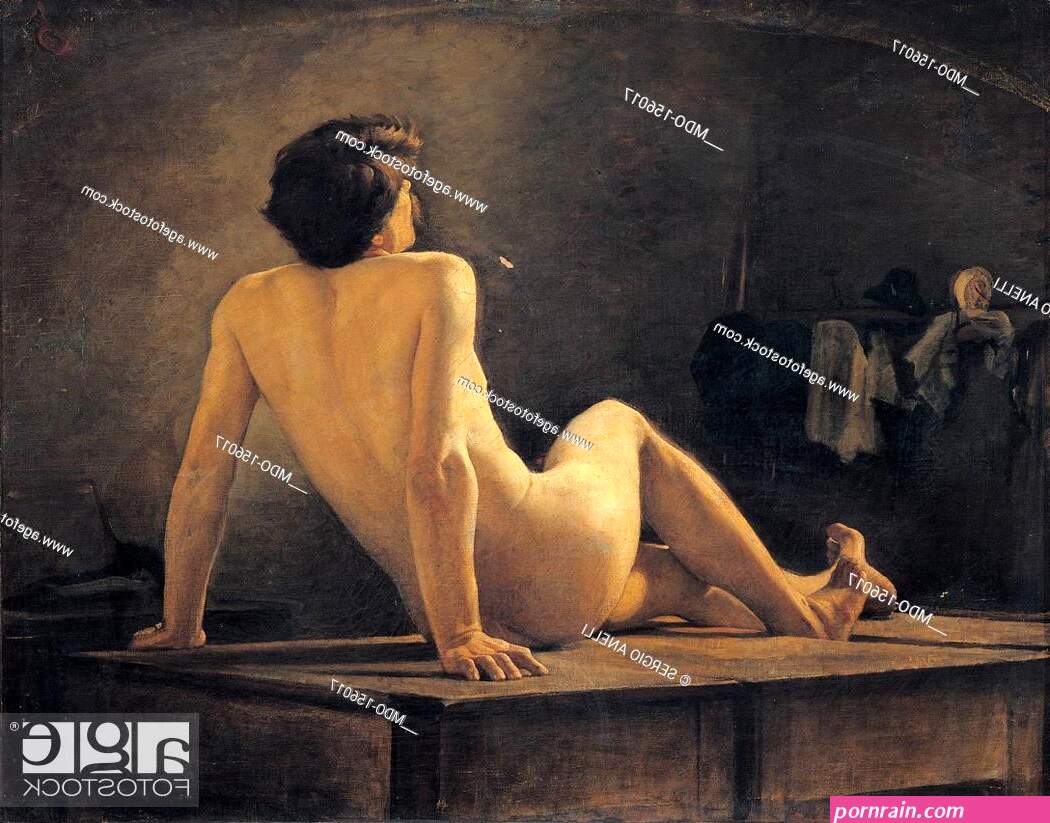Male Nude by Cosola Demetrio 1875