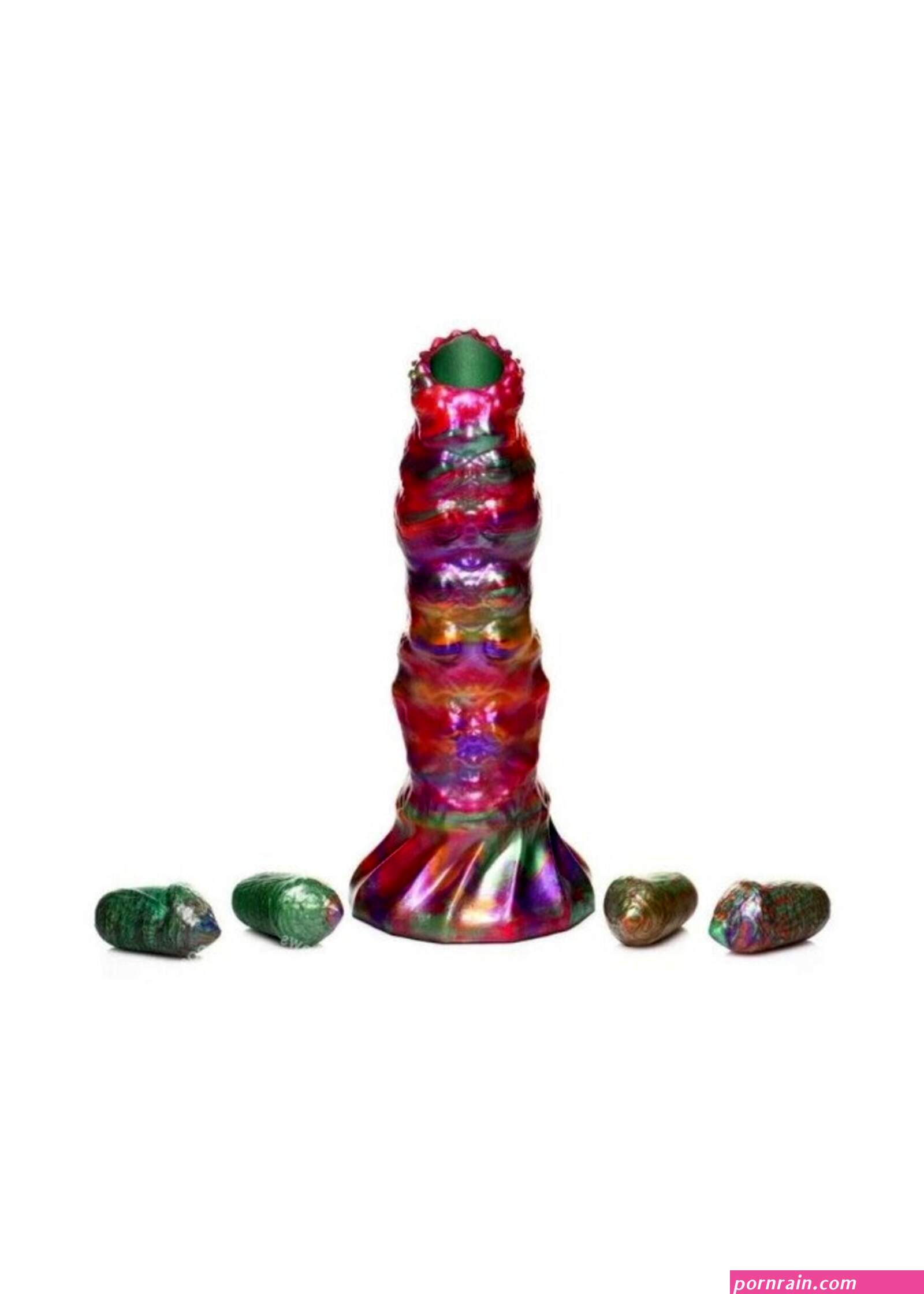 Creature Cocks Larva Silicone Ovipositor Dildo with Eggs