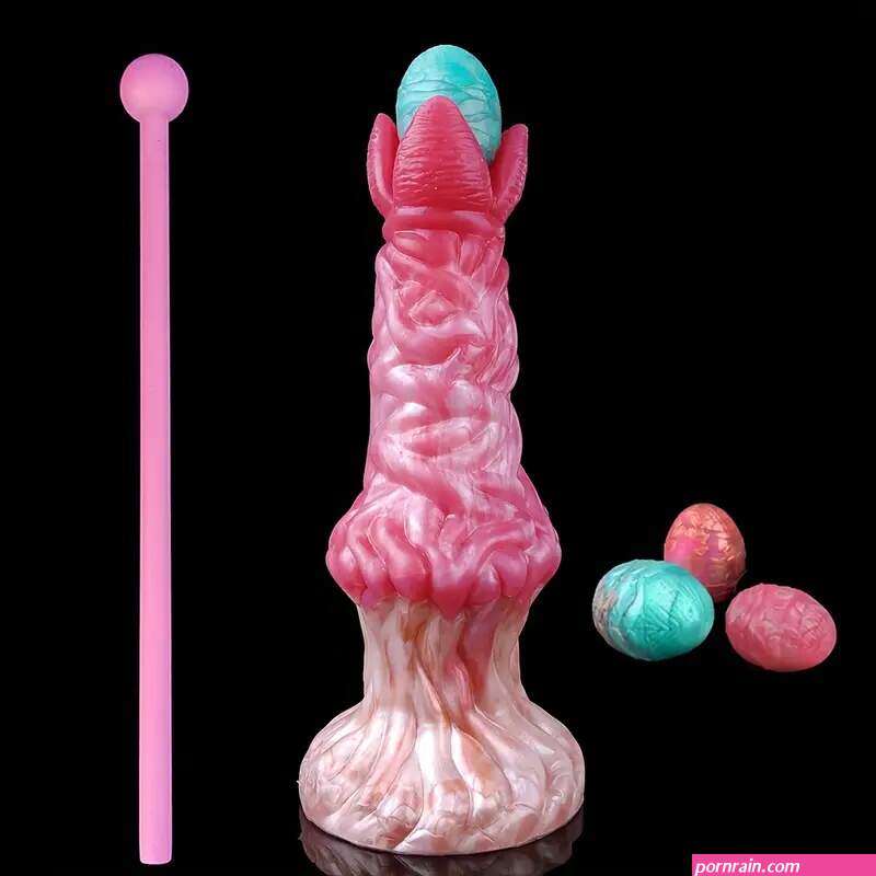 Fantasy Ovipositor Sex Toy Anal Plug 6 Egg Vaginal Lay Eggs