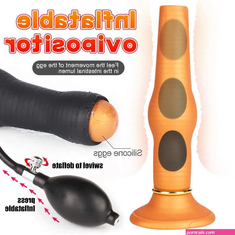 Inflate Anal Dilldo Vaginal Anal Ovipositor Butt Plug Anal Plug Dildos Toys