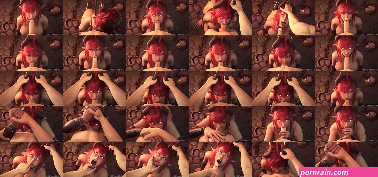 Pet Succubus Blowjob and Facial