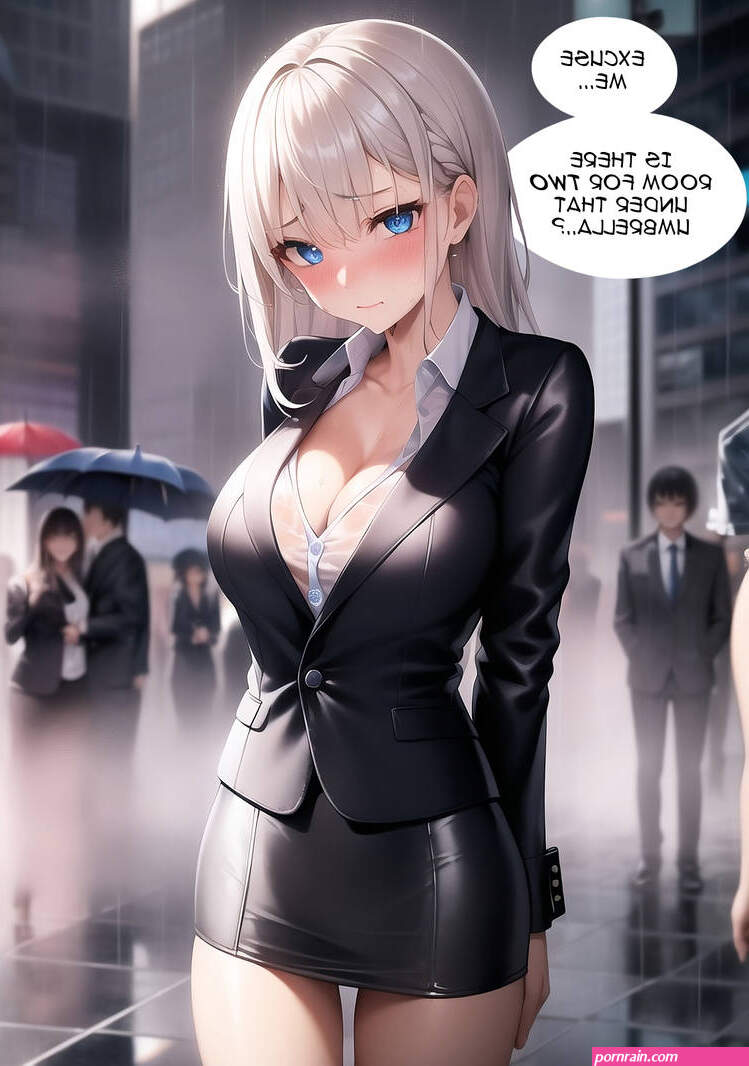 Rainy Business Girl Public 3 Ecchi NSFW by entity-art on DeviantArt