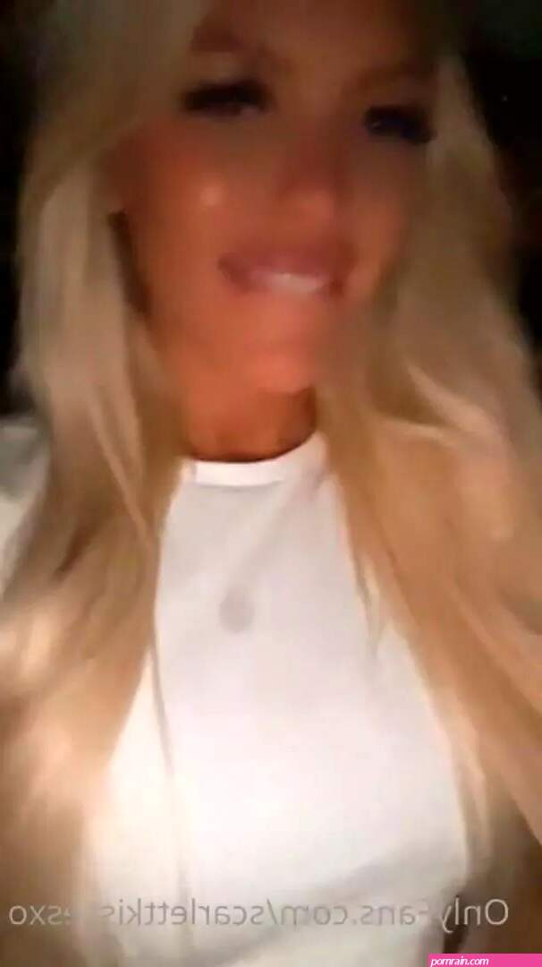 ScarlettKissesXO Horny Bitch POV Car Blowjob OnlyFans Video