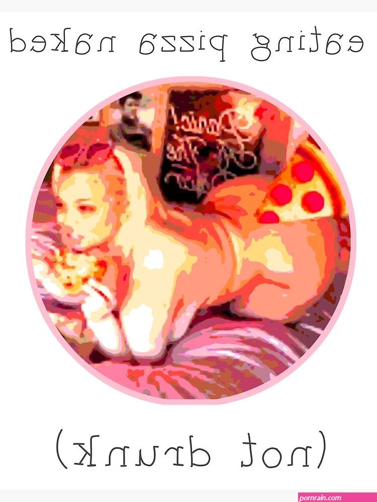 trisha paytas eating pizza naked not drunk Art Print for Sale by resmarted