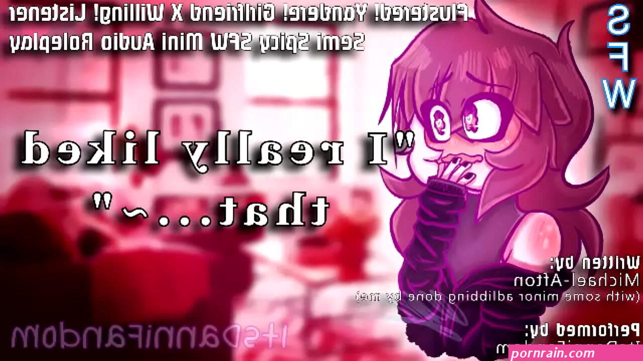 Spicy SFW Audio RoleplayYou Surprise Your Easily Flustered Yandere GF w A Hot MakeOut SessionF4A