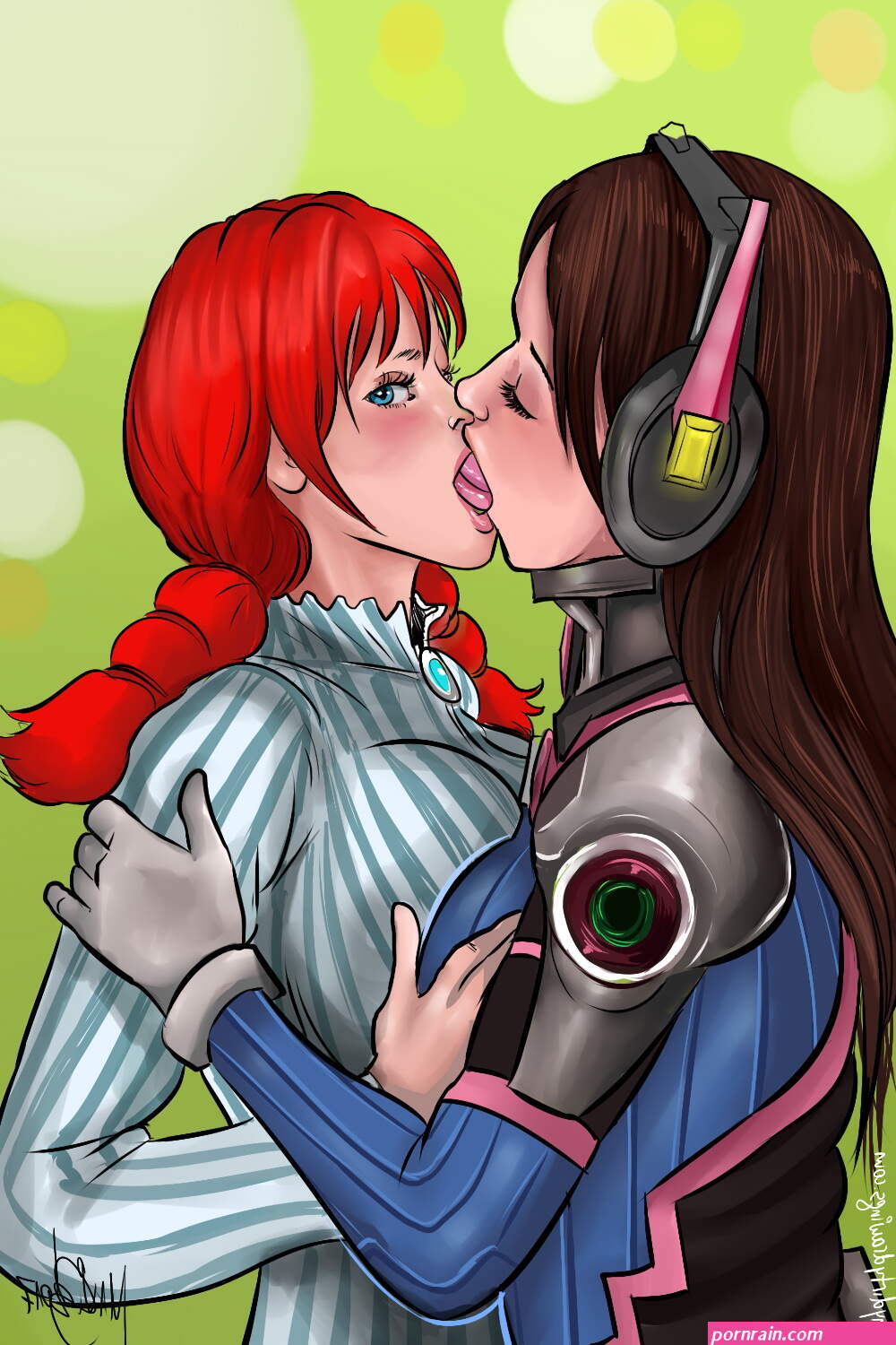 Forced Yuri Kissing Rule 34
