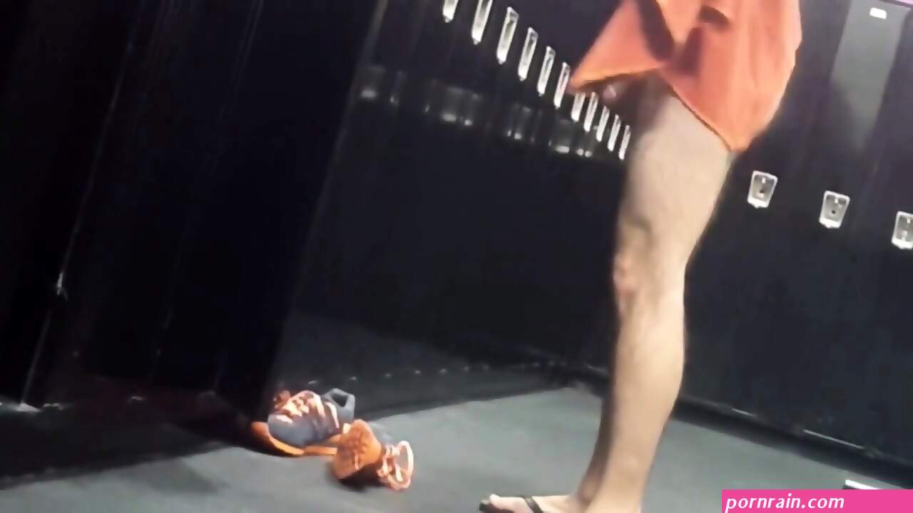 Caught Getting Hard On In Locker Room
