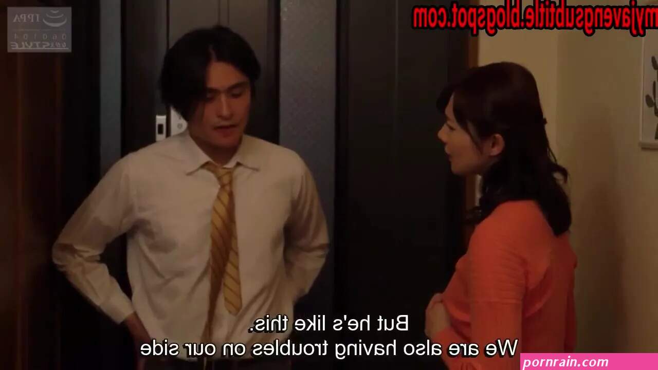 ENGLISH SUBJapanese Wife Fucked By Her Husbands Boss
