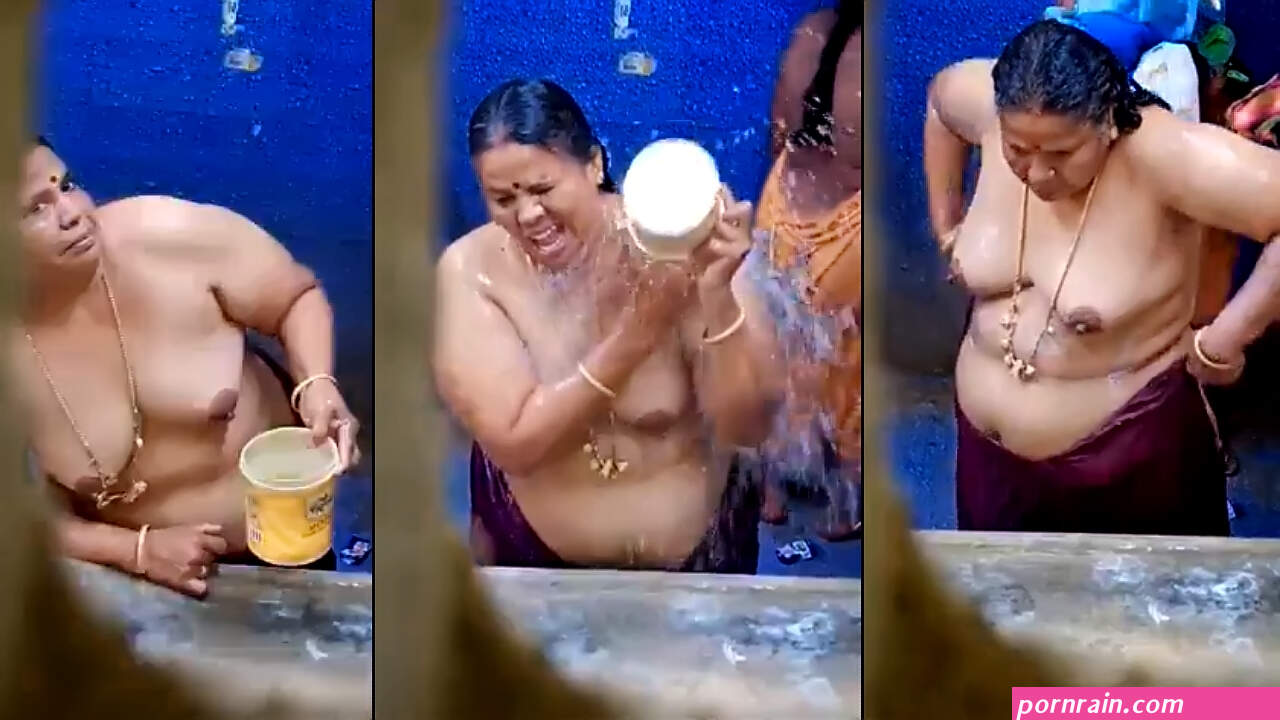 A big tits mature village aunty caught nude bathing on cam Desi XXX sex