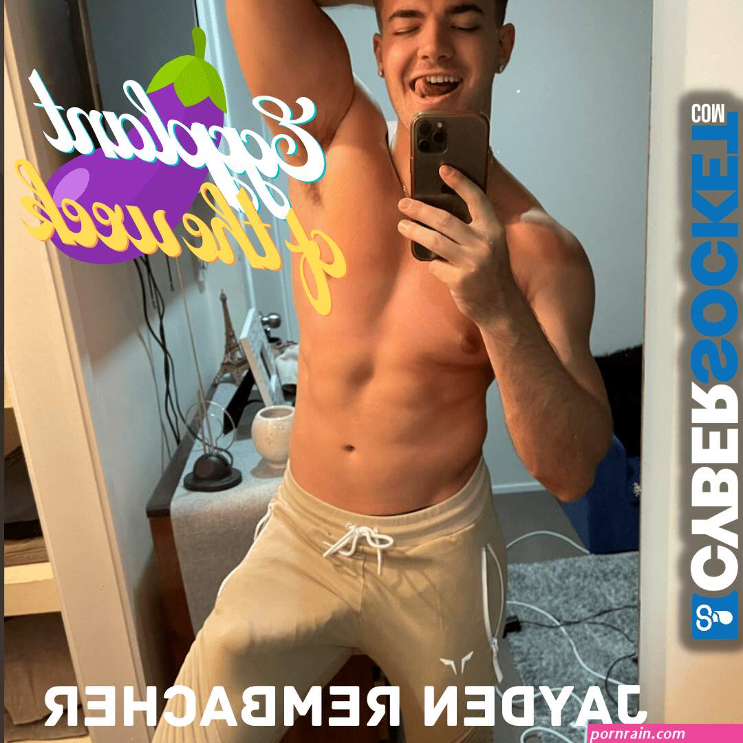 Cybersockets Eggplant of the Week: Uncut British Model Jayden Rembacher