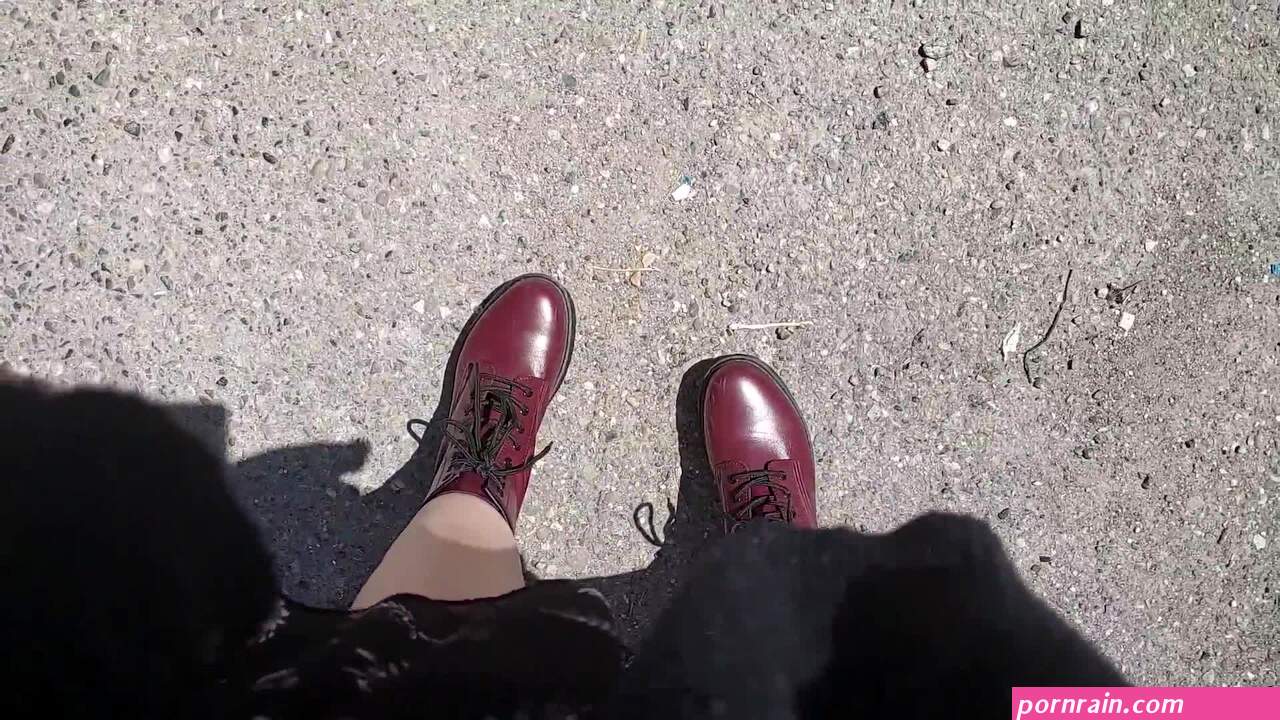 Nicoletta cant hold back and pisses on your face in a public garden